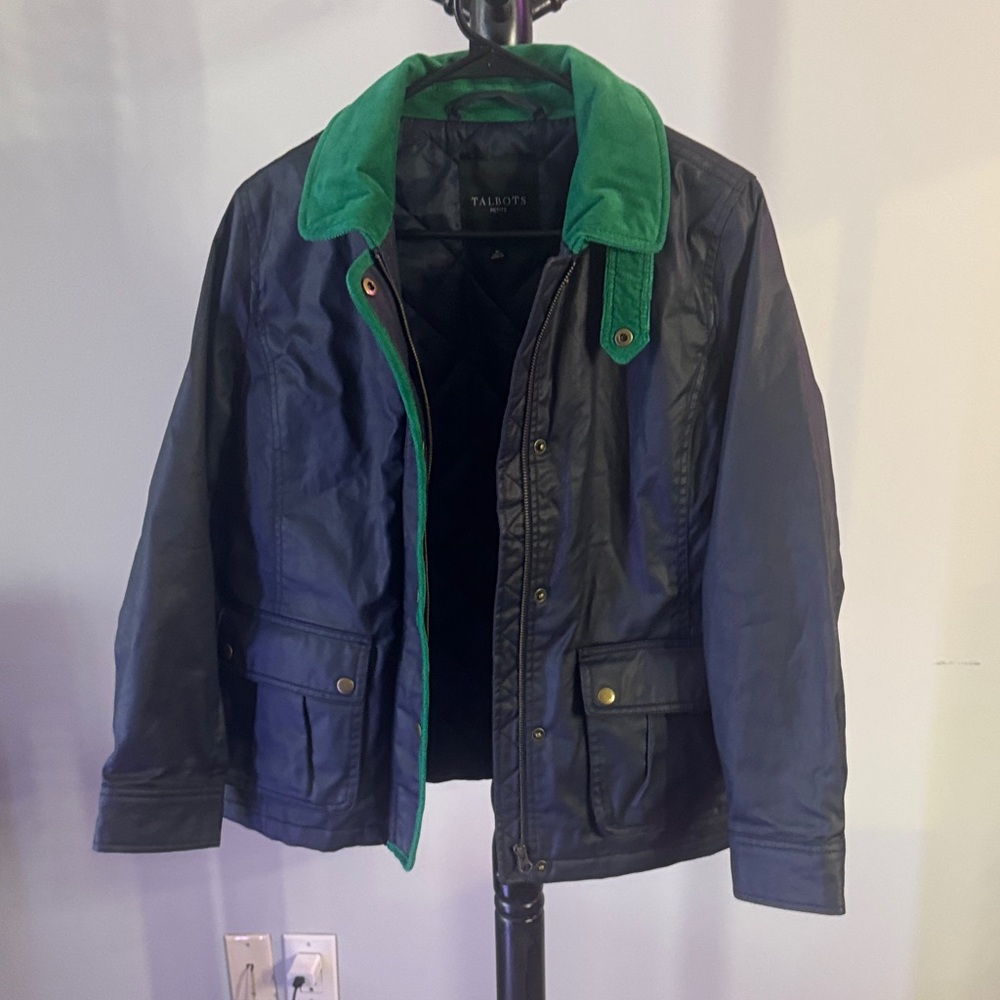 Talbots Women’s Green and Navy Jacket